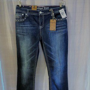 Antique Rivet Jeans NWT Size 38